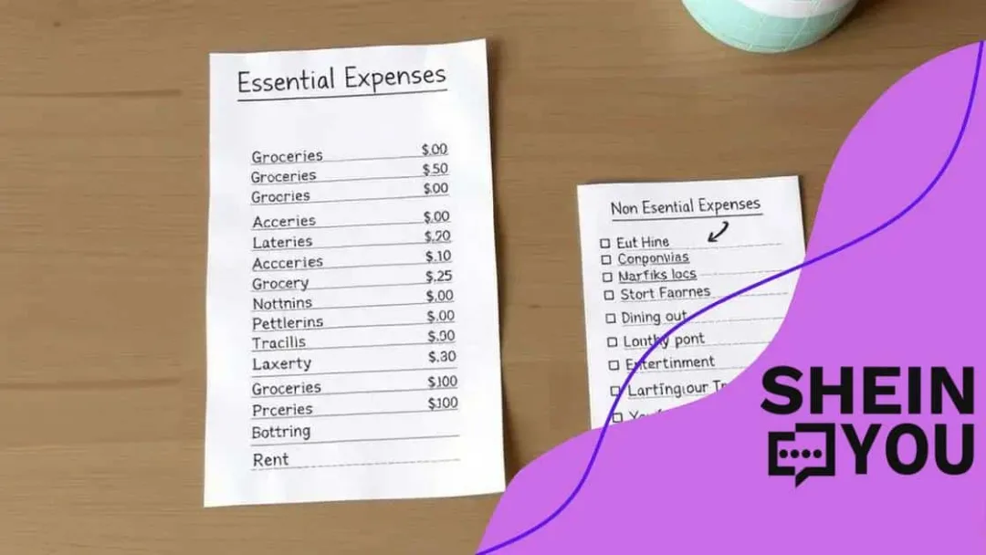 Identifying essential vs. non-essential expenses