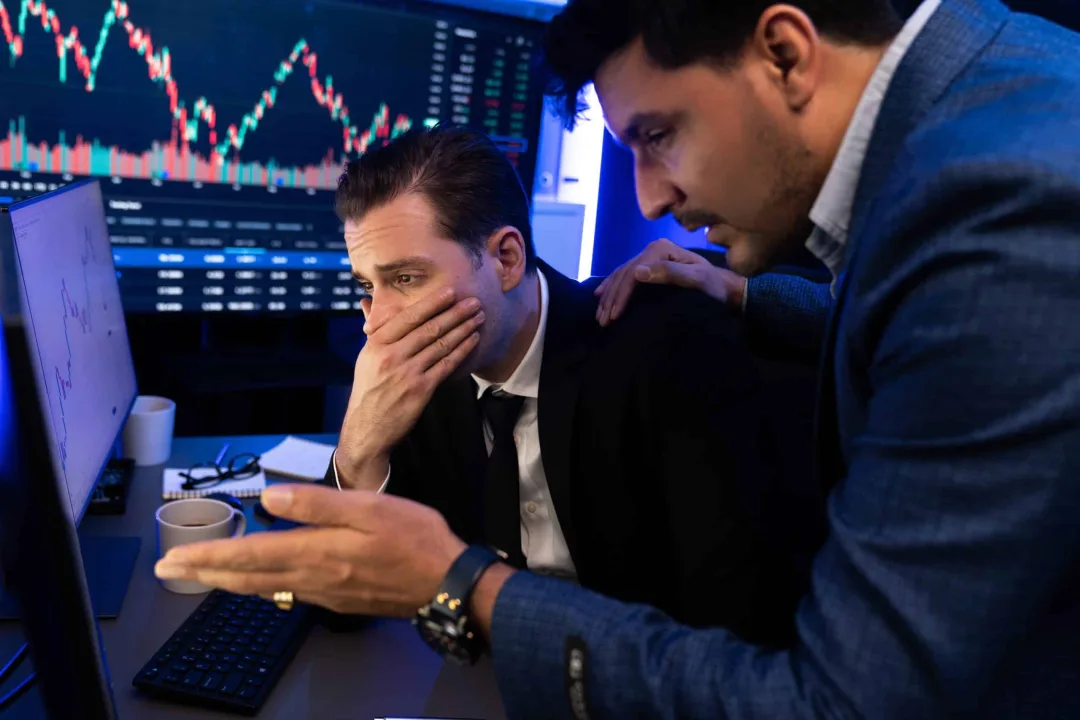 stressful investors with Us credit rating downgrade by Moody's