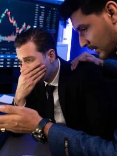 stressful investors with Us credit rating downgrade by Moody's
