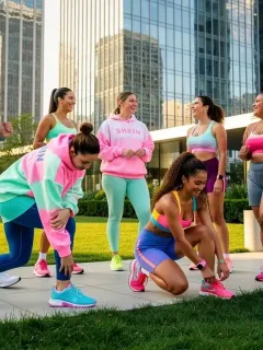 Stylish women in Shein athleisure outfits for 2026 active lifestyle