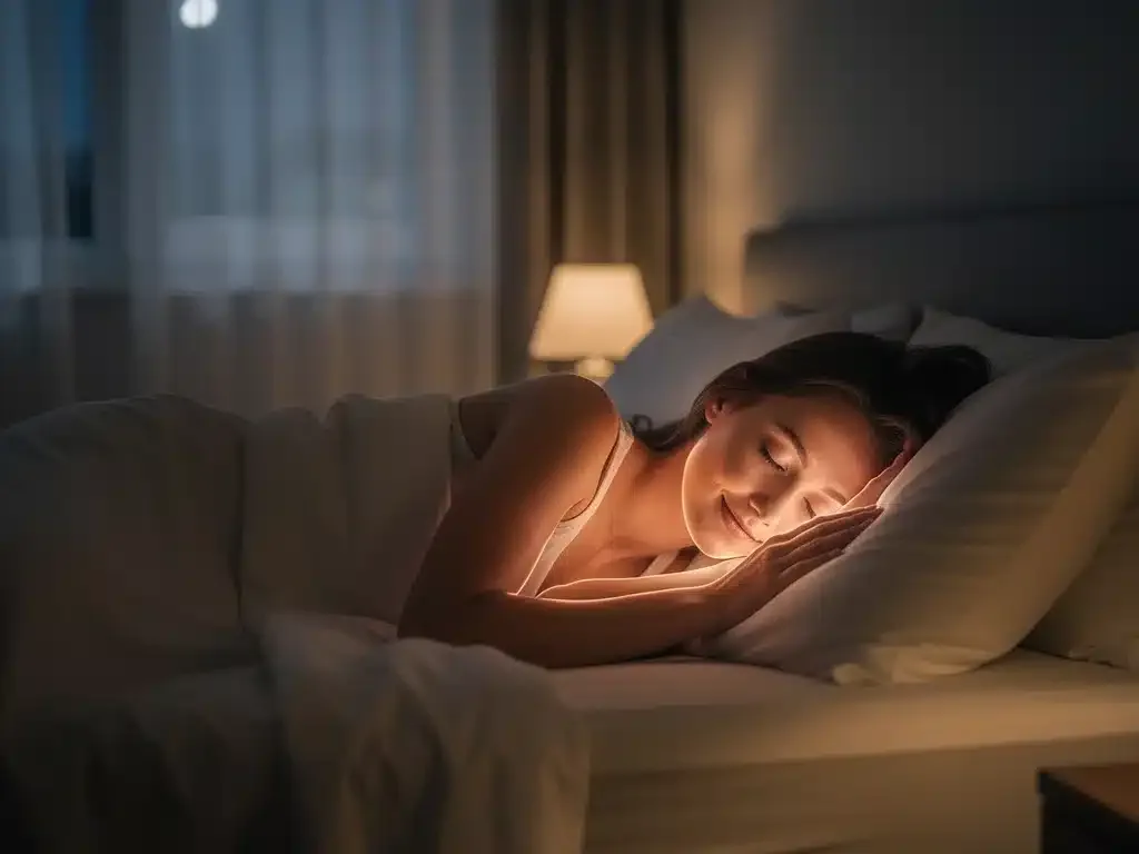 Peaceful sleep promoting skin regeneration