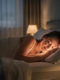Peaceful sleep promoting skin regeneration