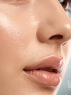 Healthy skin with advanced barrier repair technology, showcasing modern skincare innovation.
