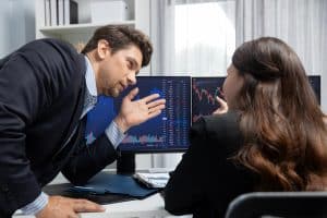 stressful investors with Us credit rating downgrade by Moody's 